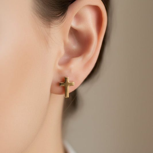 Mini Cross Studs