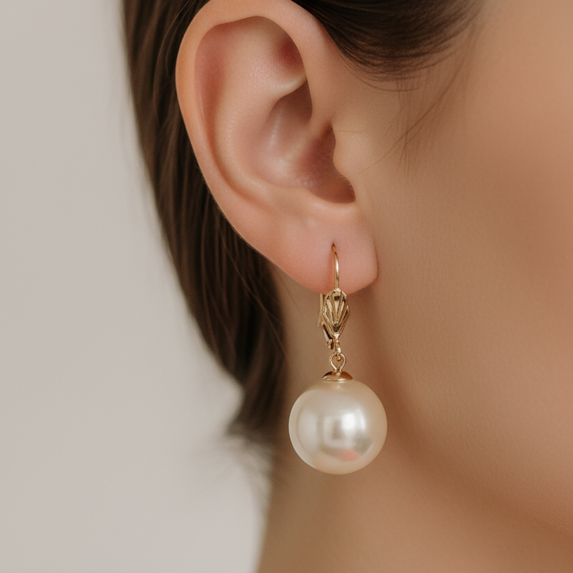 Olé Dangle Pearl Earrings