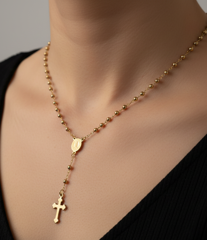 Protection Rosary Necklace