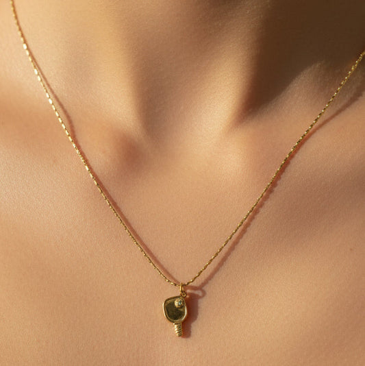 Pickleball Charm Necklace