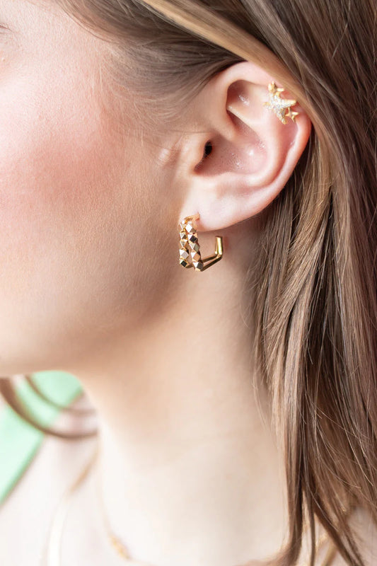 Pendientes Balin Doble Brillo