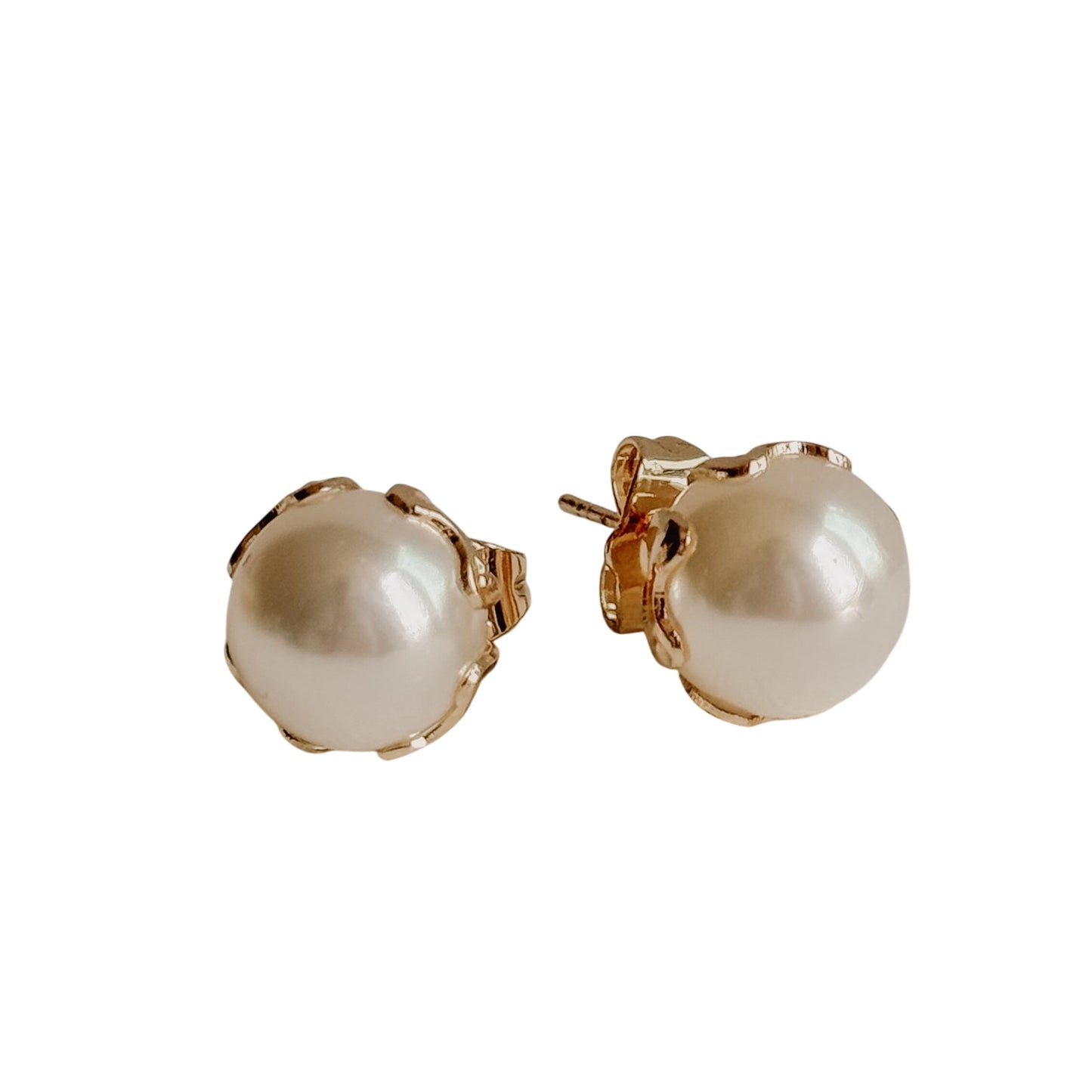 Gilded Pearl Stud