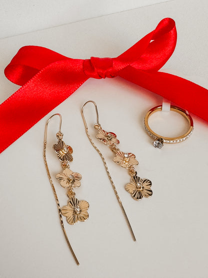 Flower Drop Earrings