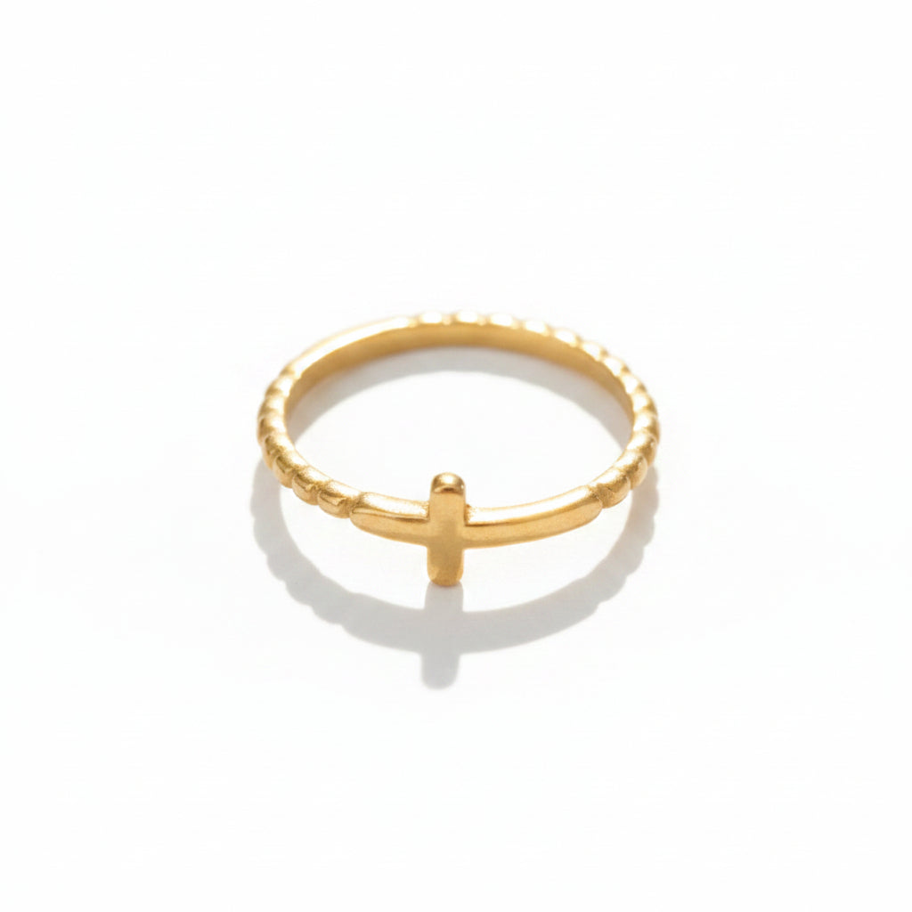 Cross Stacking Ring