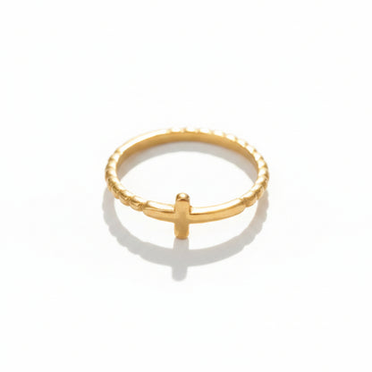 Cross Stacking Ring