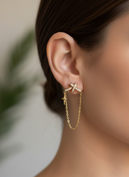 Gold Romance Earrings