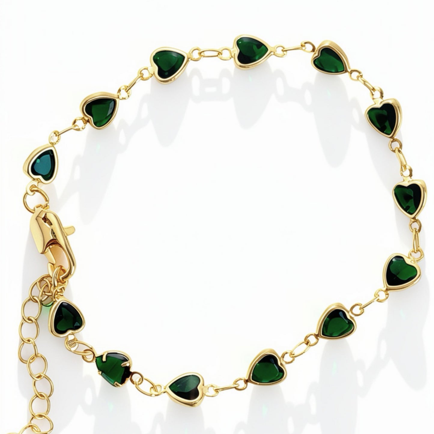 Esmerald Gold Bracelet