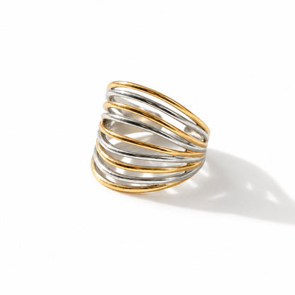 Two-Tone Gold Ring - everyday