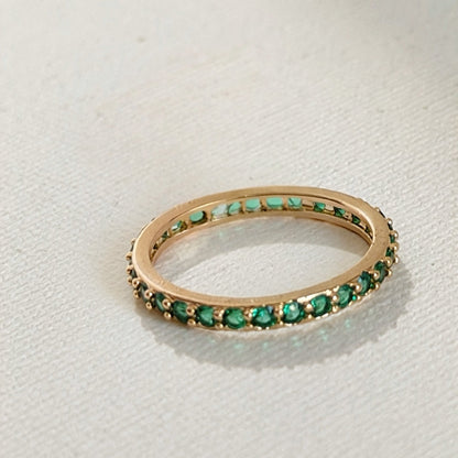 Esmerald Band Ring