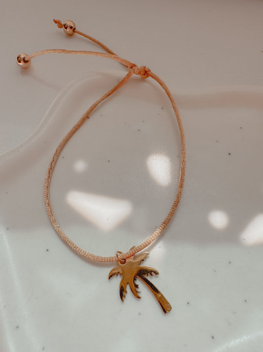 Palm Tree Adjustable Bracelet