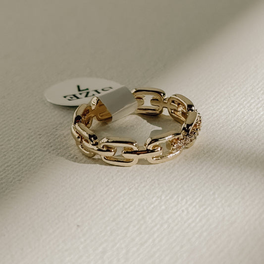 Nadine Link Gold Ring