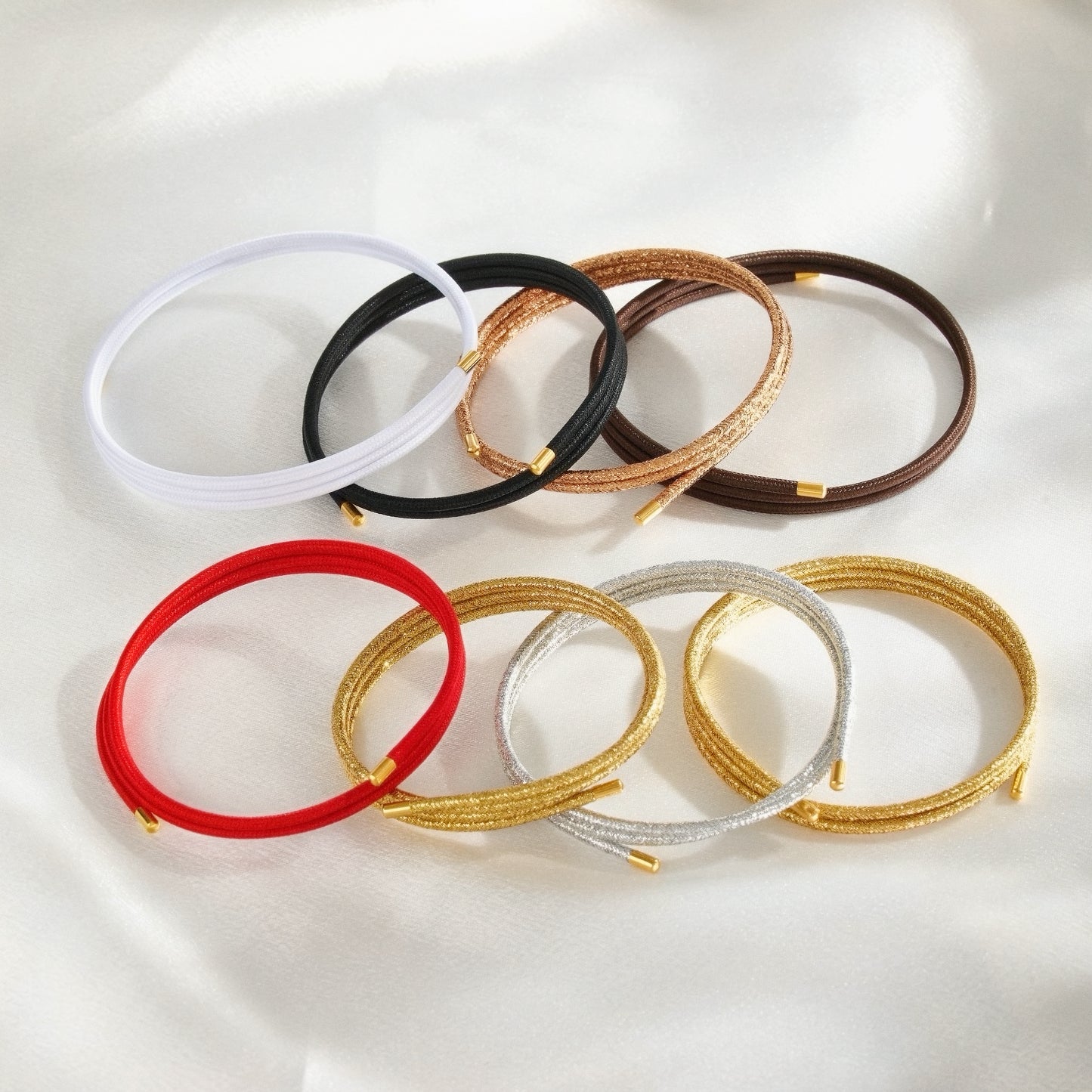 Magnetic Cord
String Necklace/Bracelet 18K GP