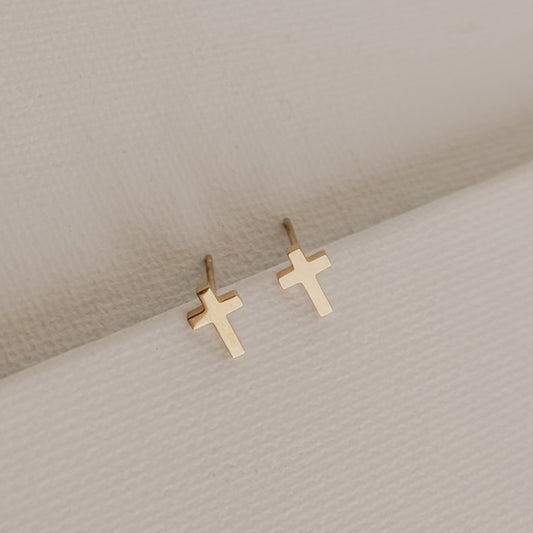 Mini Cross Studs