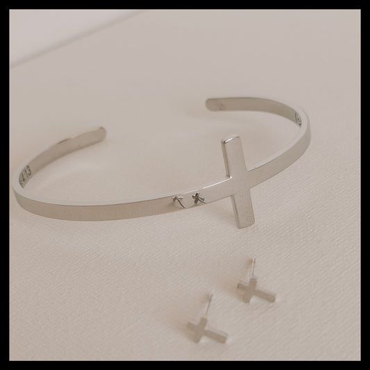Cross Cuff Bracelet