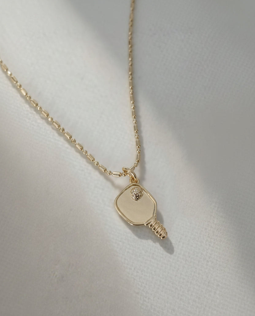 Pickleball Charm Necklace