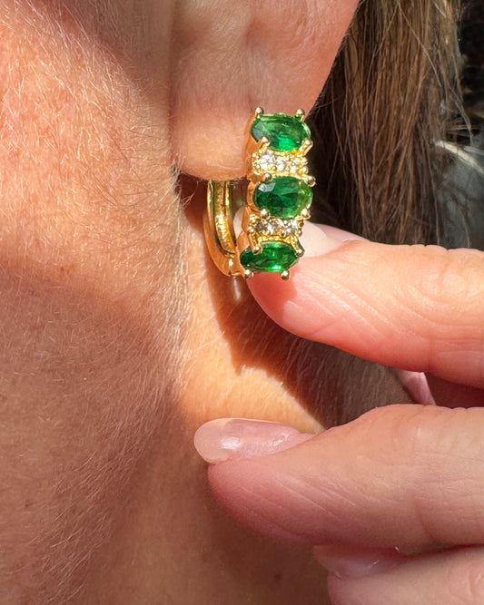 Esmerald  Earrings
