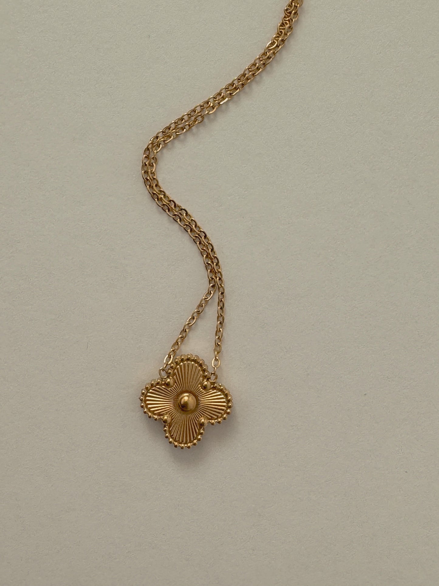 Golden Clover Necklace