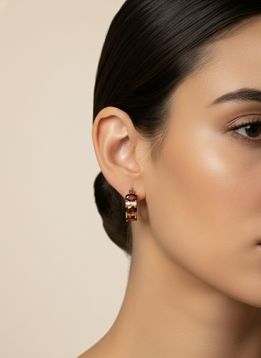Amber Earrings