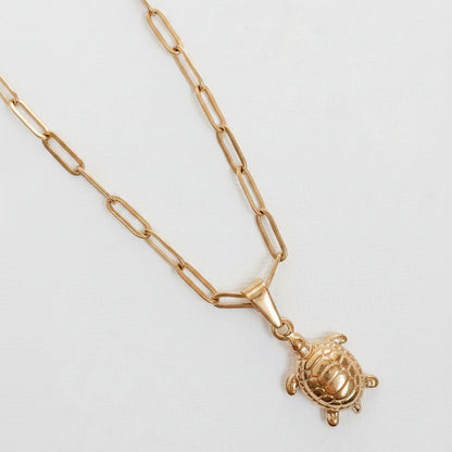 Turtle Charm Necklace