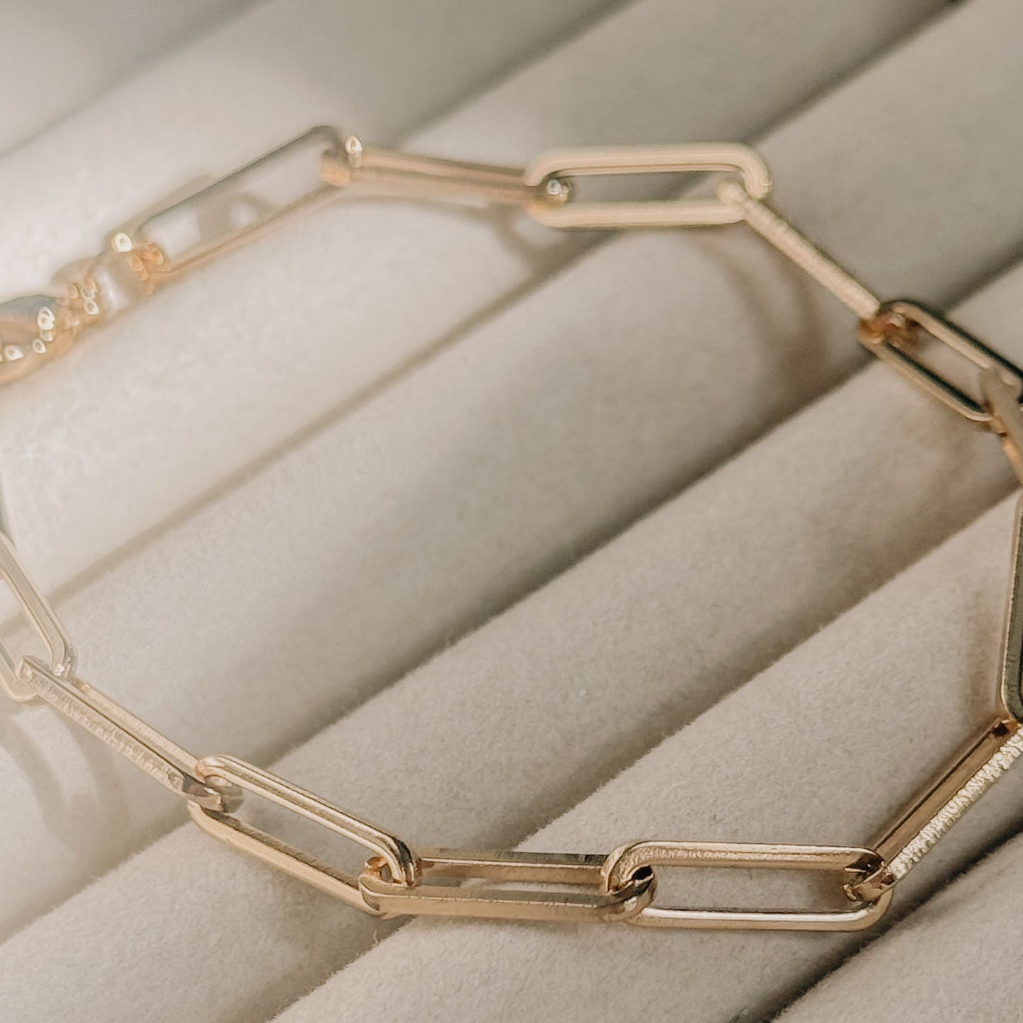 Paper Clip Stainless Steel Bracelet