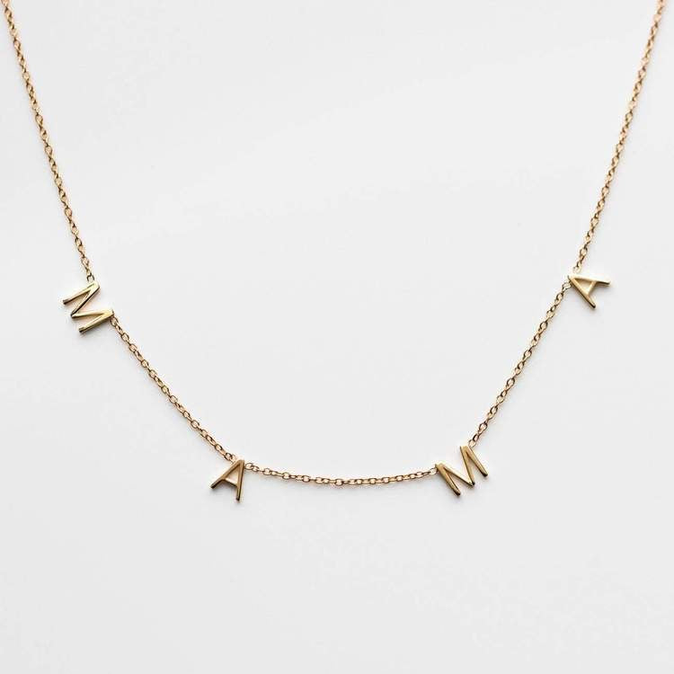 Mom | Mama Gold Necklaces