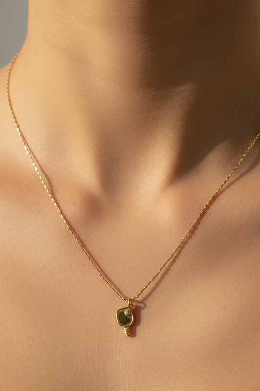 Pickleball Charm Necklace
