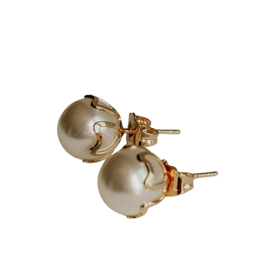 Gilded Pearl Stud