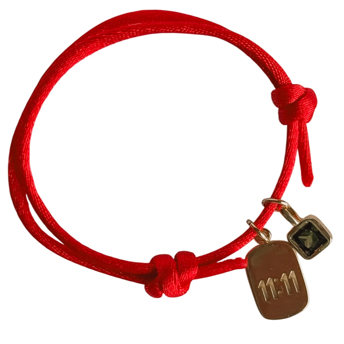 Adjustable Red Cord Bracelet ( birthstone)